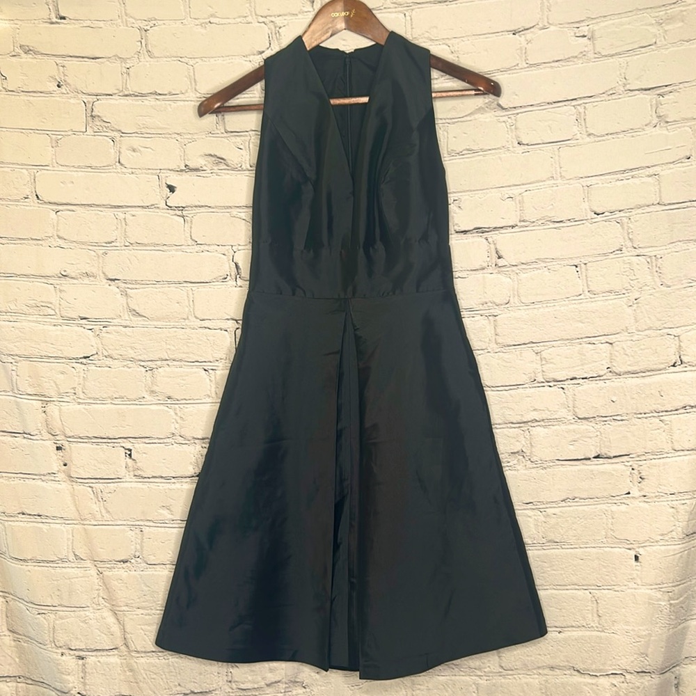 Alfred Sung Black Cocktail Sleeveless Dress Size 2 Excellent Condition